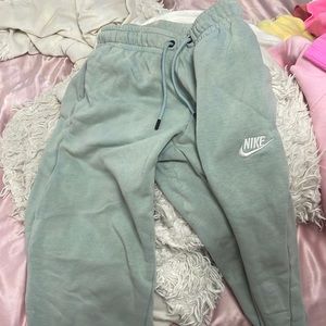 Blue nike sweatpants